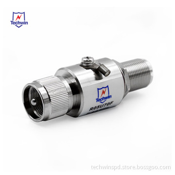 Gas-tube coaxial GDT protector CATV RF Surge Arrester